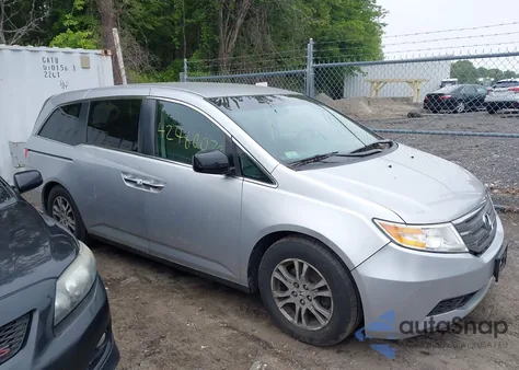 2013 Honda Odyssey Ex from USA, damaged, VIN 5FNRL5H41DB077812